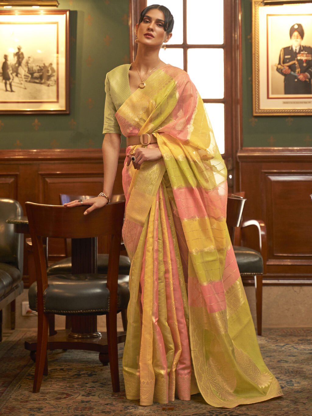 Image of Multicolored Saree