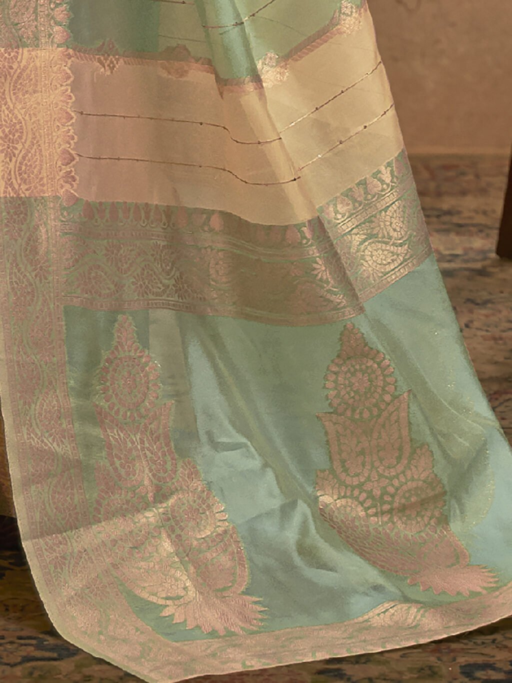 Multicolored Saree - Image 4