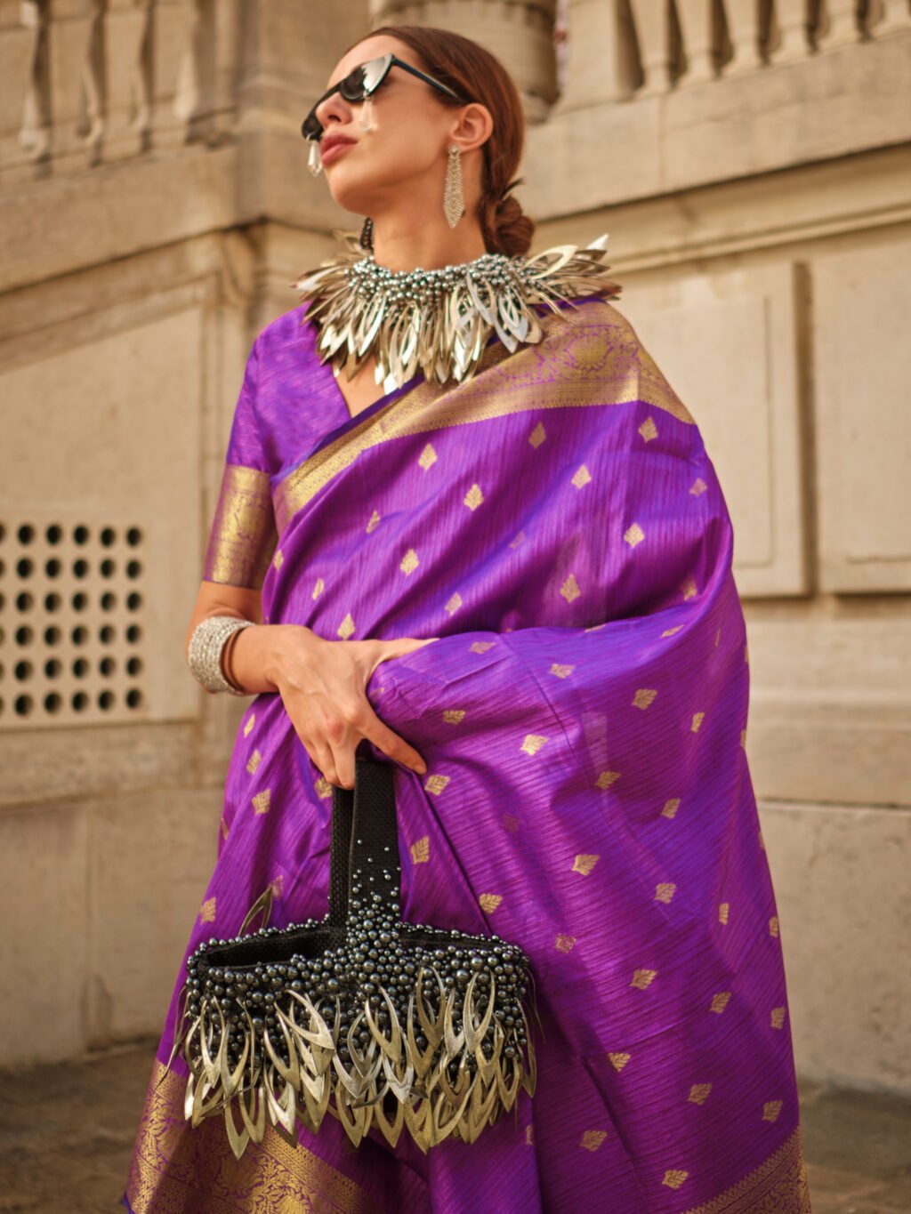 showcasing the beauty and craftsmanship of Traditional Saree.