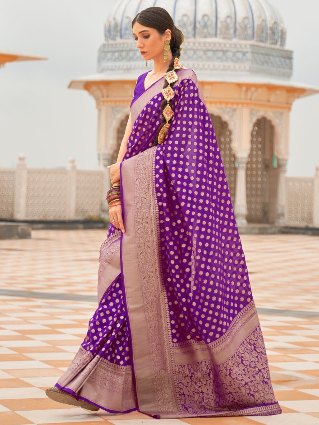 Image of Violet Saree