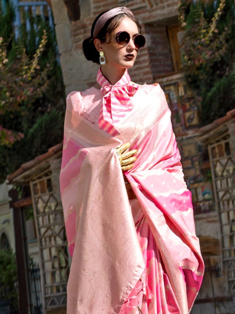 showcasing the beauty and craftsmanship of Traditional Saree.