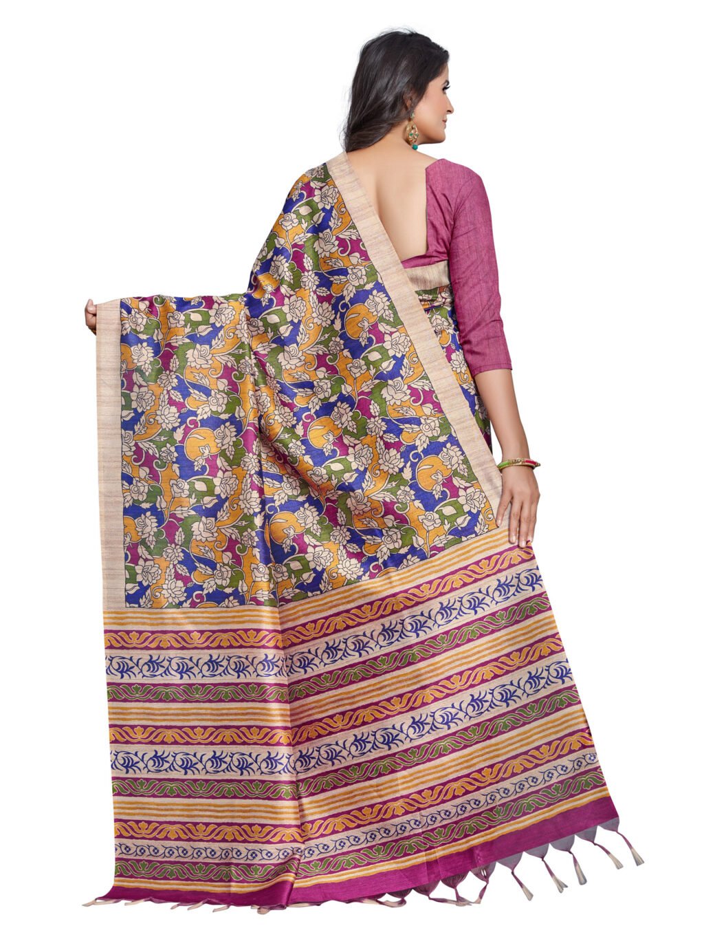showcasing the beauty and craftsmanship of Designer Saree.