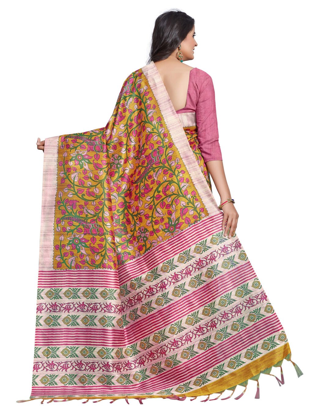 showcasing the beauty and craftsmanship of Festive Saree.