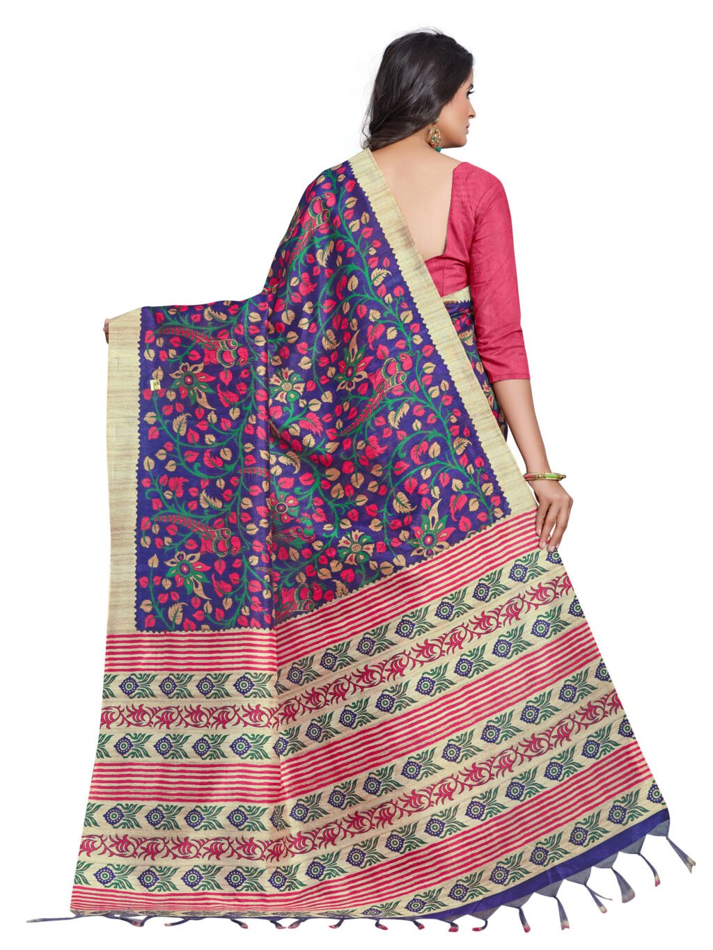 showcasing the beauty and craftsmanship of Designer Saree.