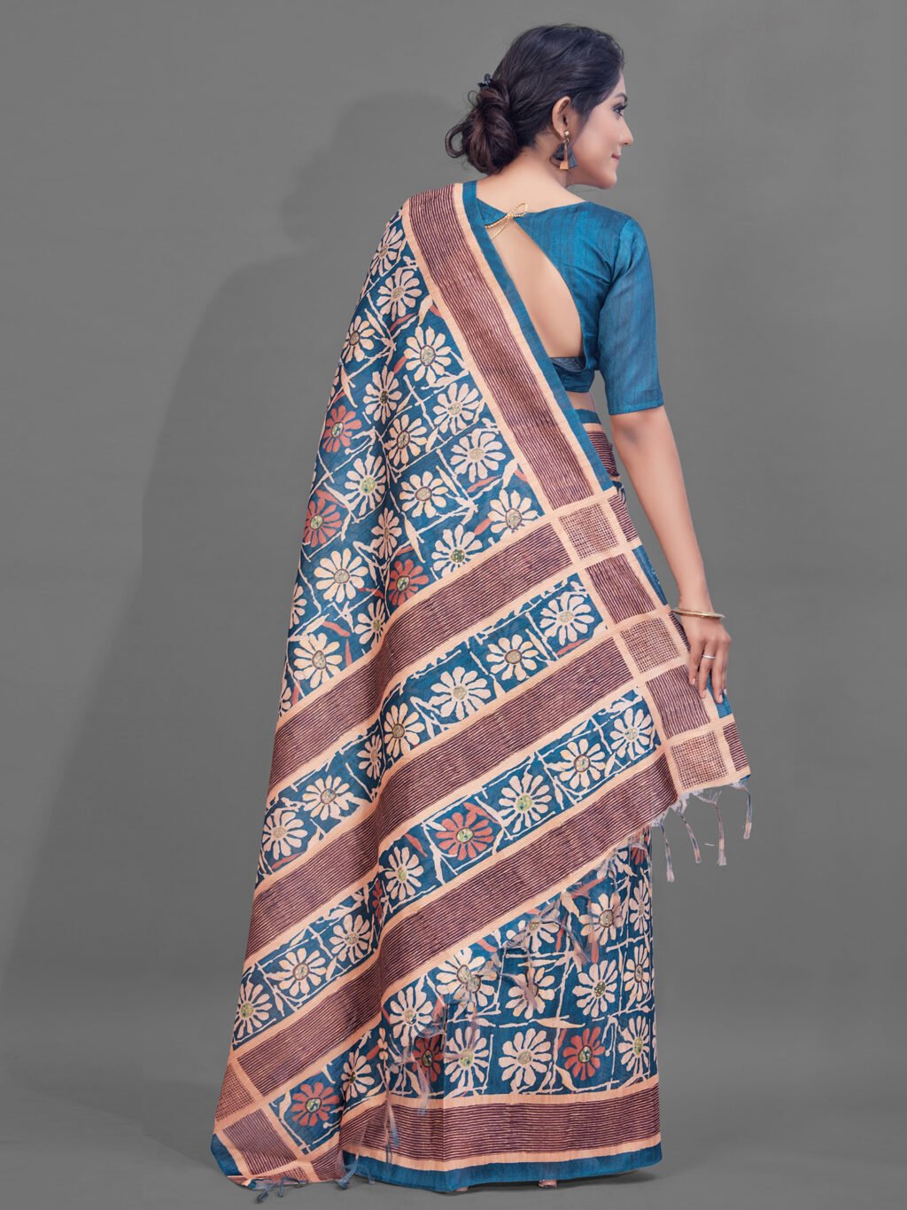 showcasing the beauty and craftsmanship of Designer Saree.