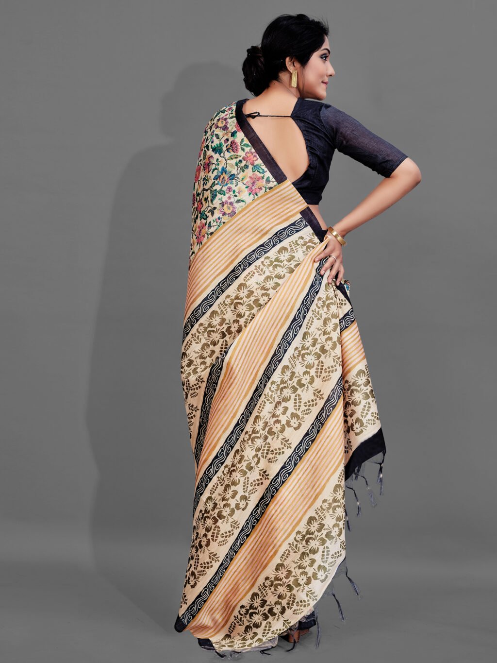 showcasing the beauty and craftsmanship of Festive Saree.