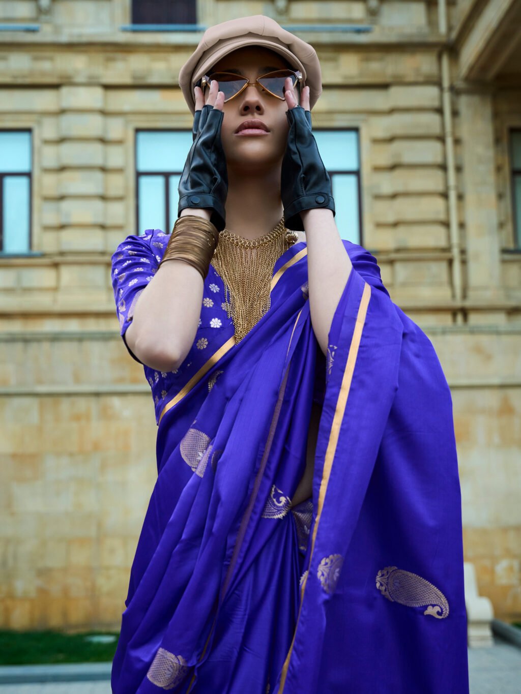 showcasing the beauty and craftsmanship of Traditional Saree.