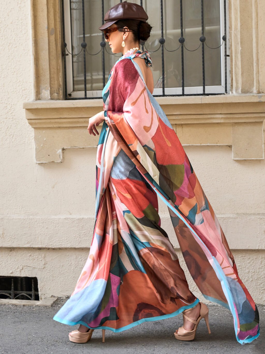 showcasing the beauty and craftsmanship of Traditional Saree.