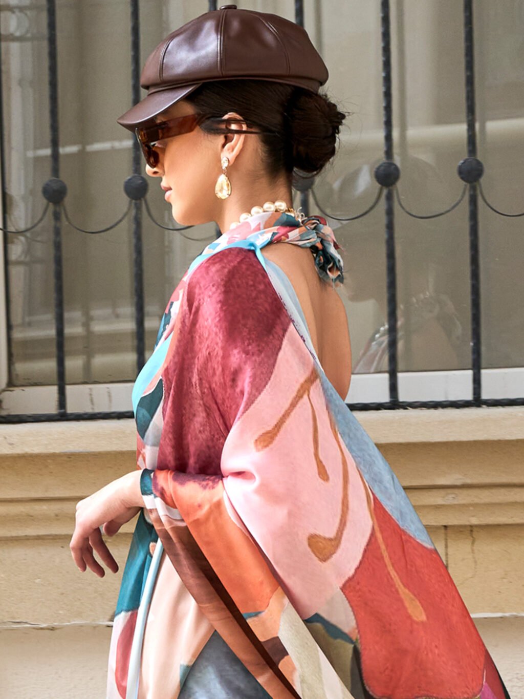 Multicolored Silk Saree - Image 4