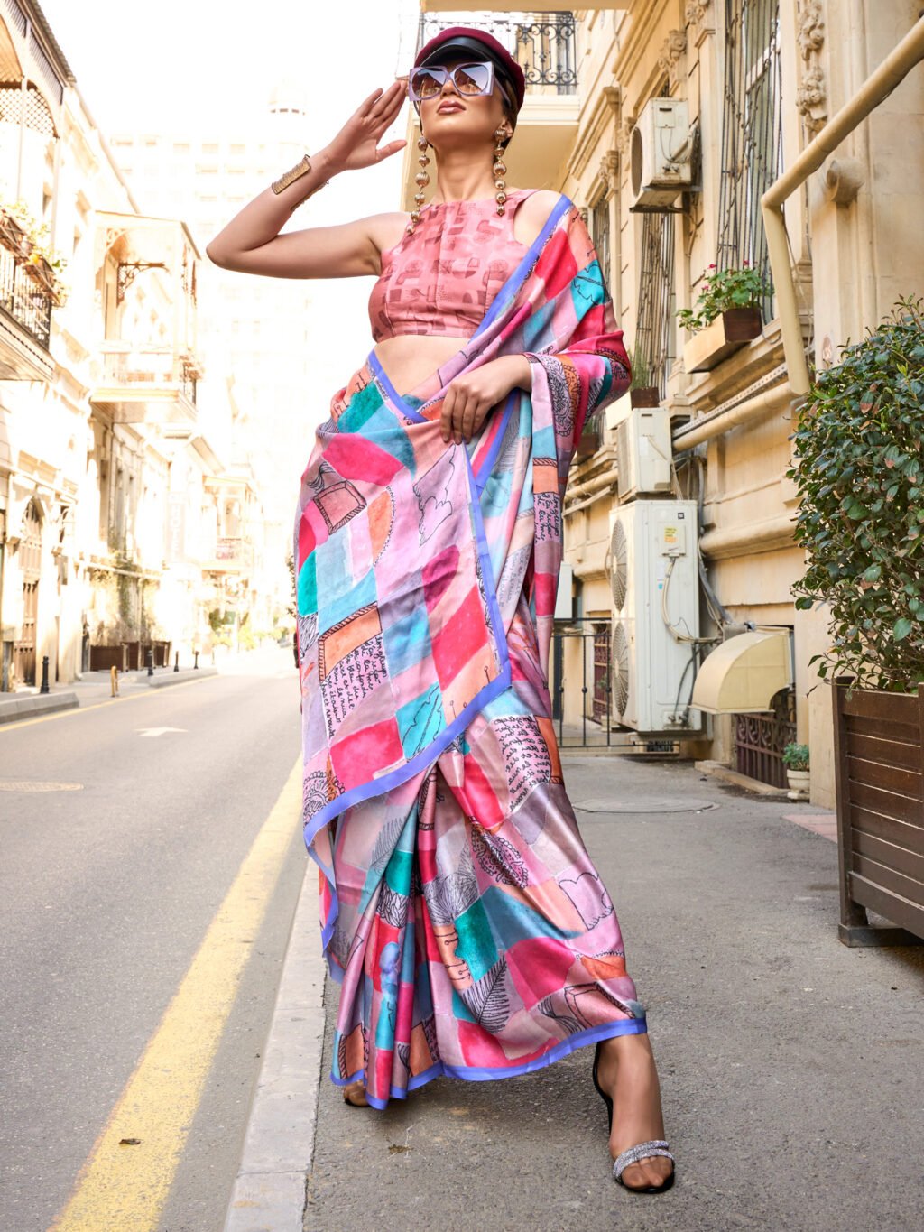showcasing the beauty and craftsmanship of Silk Saree.
