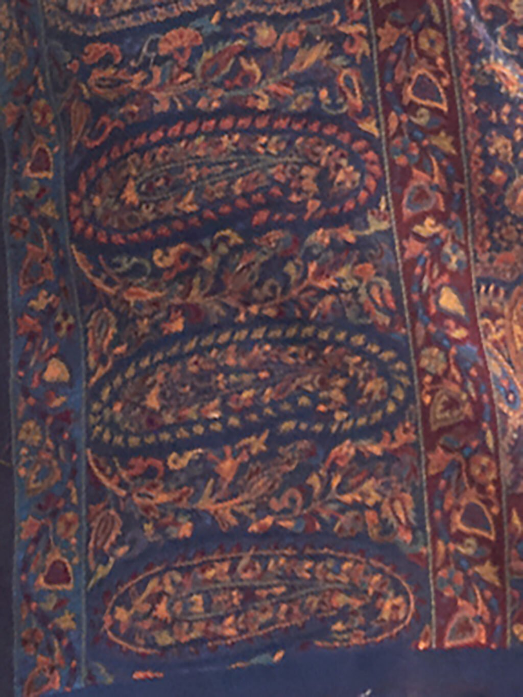 Navy Blue Silk Saree - Image 4