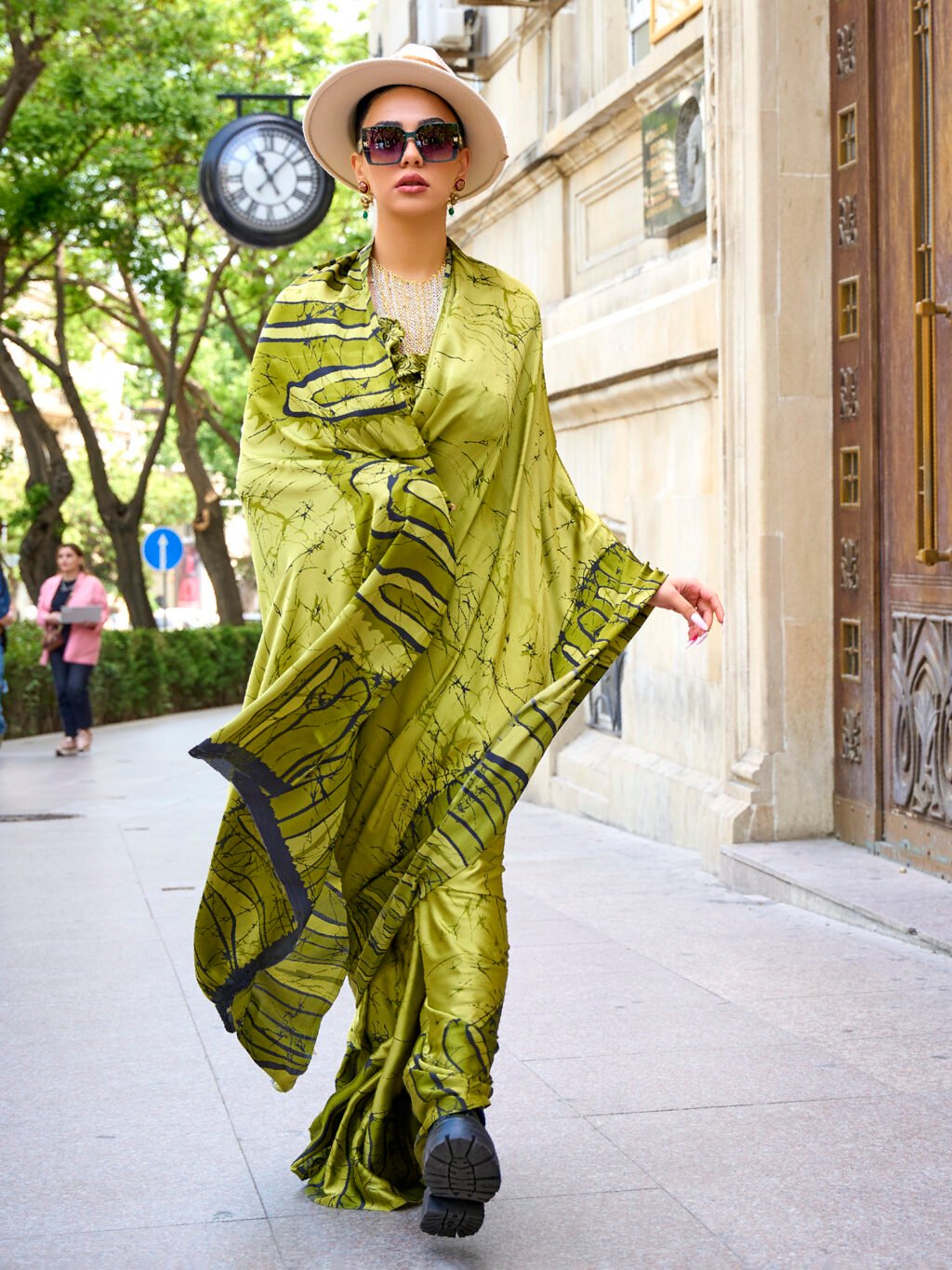 showcasing the beauty and craftsmanship of Traditional Saree.