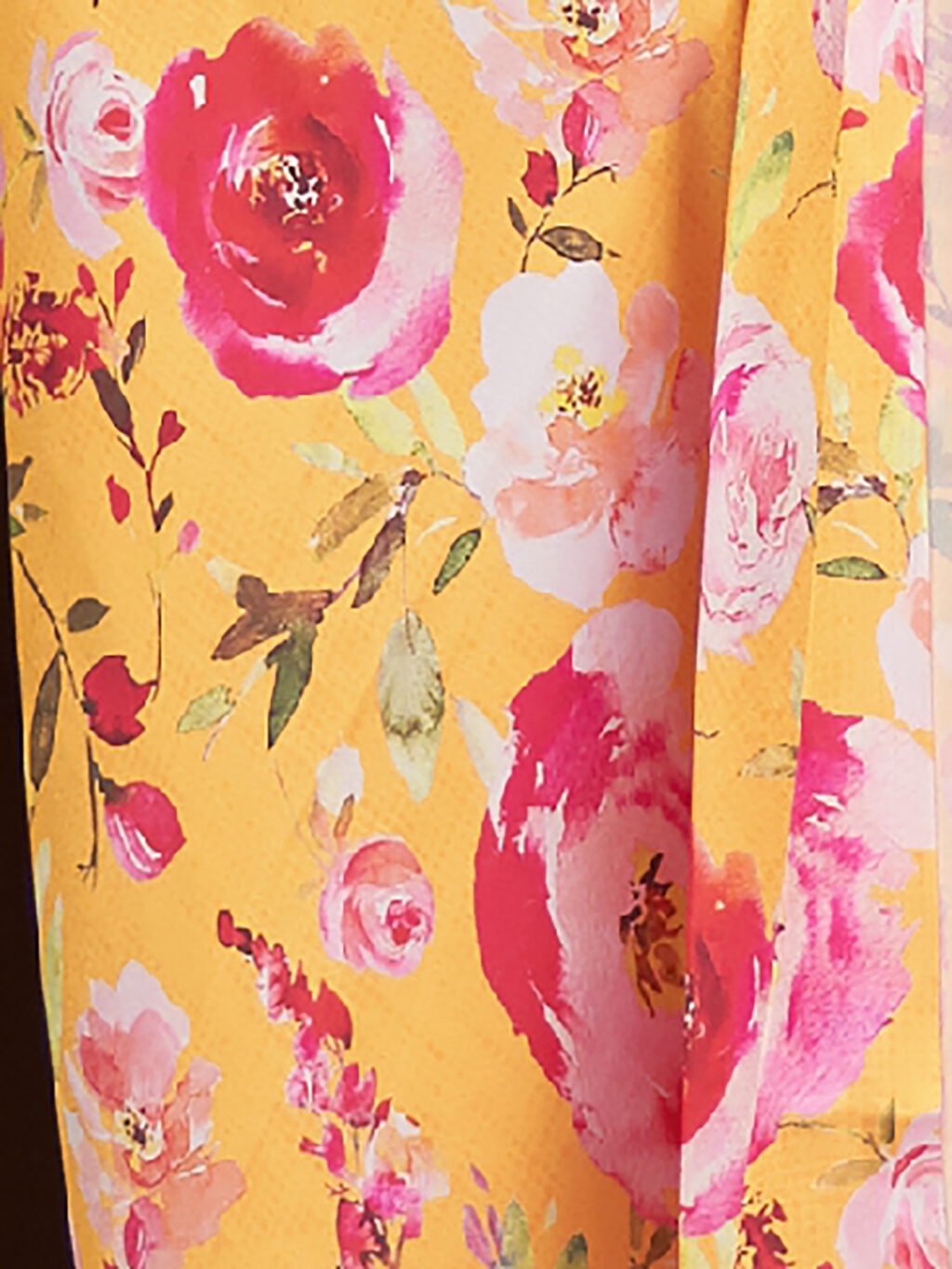 Yellow Silk Saree - Image 4