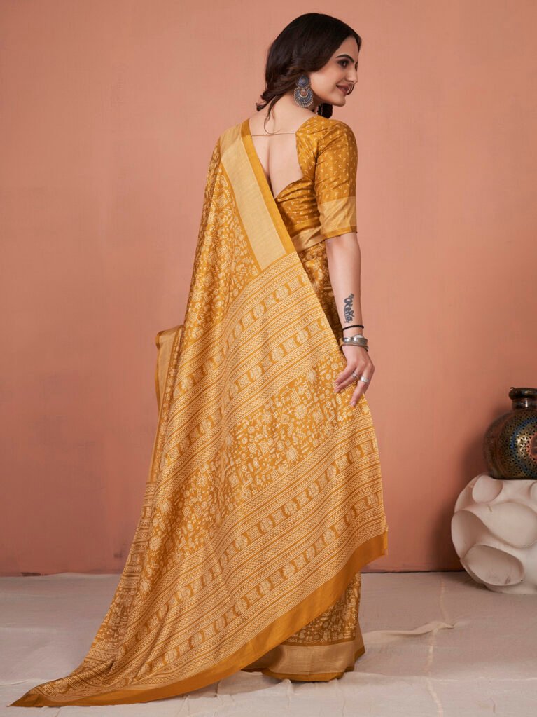 showcasing the beauty and craftsmanship of Party Wear Saree.