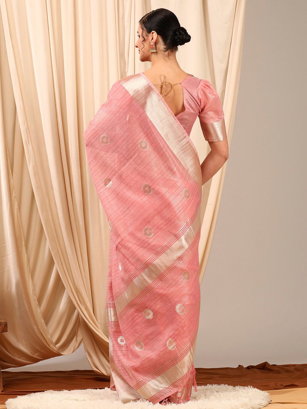 showcasing the beauty and craftsmanship of Traditional Saree.
