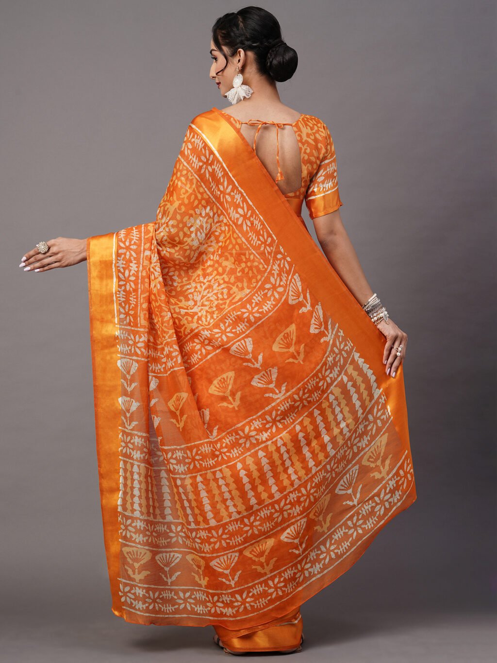 showcasing the beauty and craftsmanship of Festive Saree.