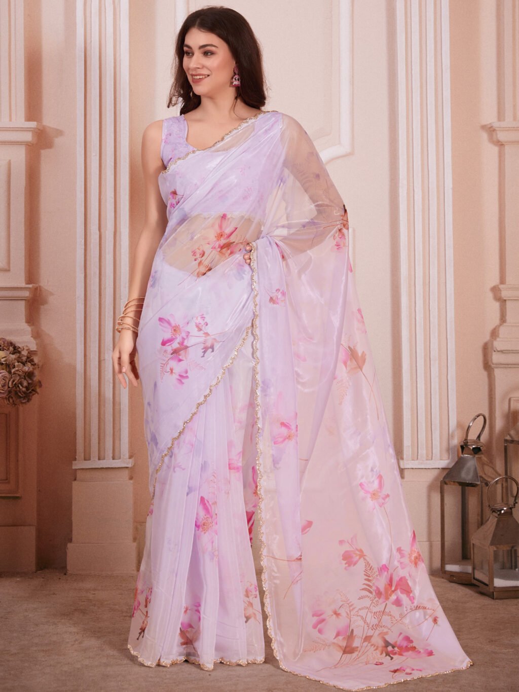 Image of Lavendar Saree