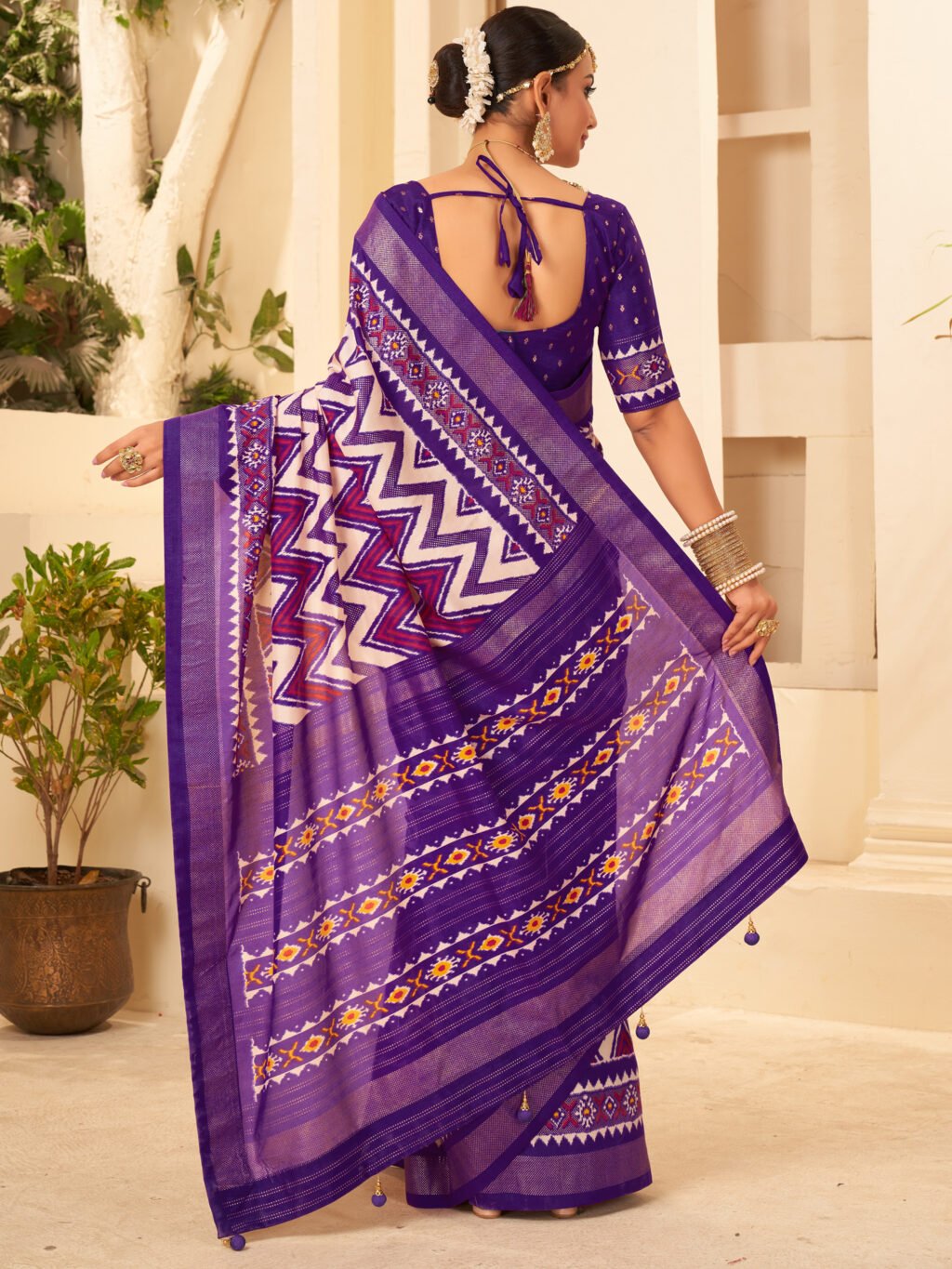 showcasing the beauty and craftsmanship of Traditional Saree.