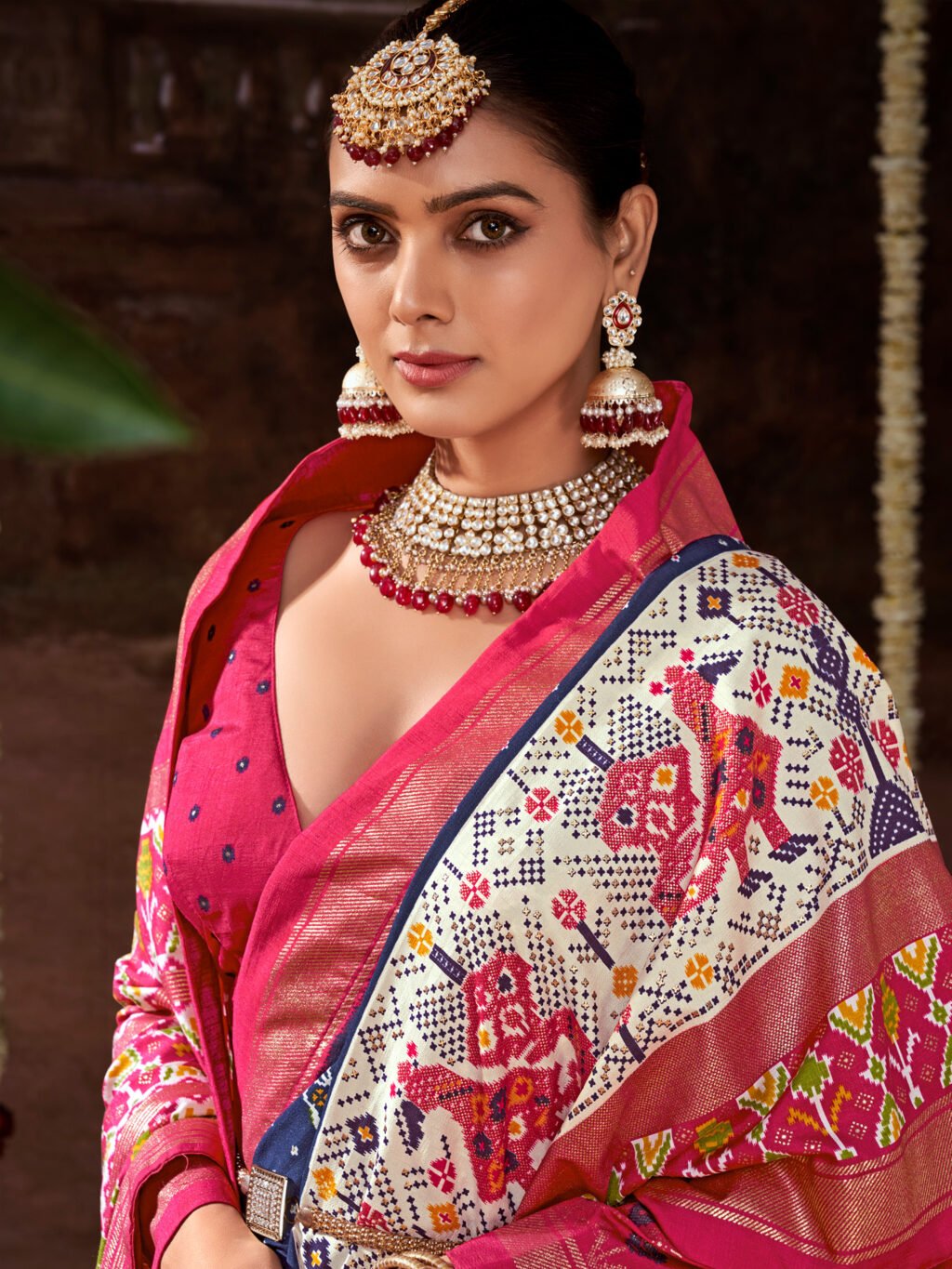 showcasing the beauty and craftsmanship of Festive Saree.