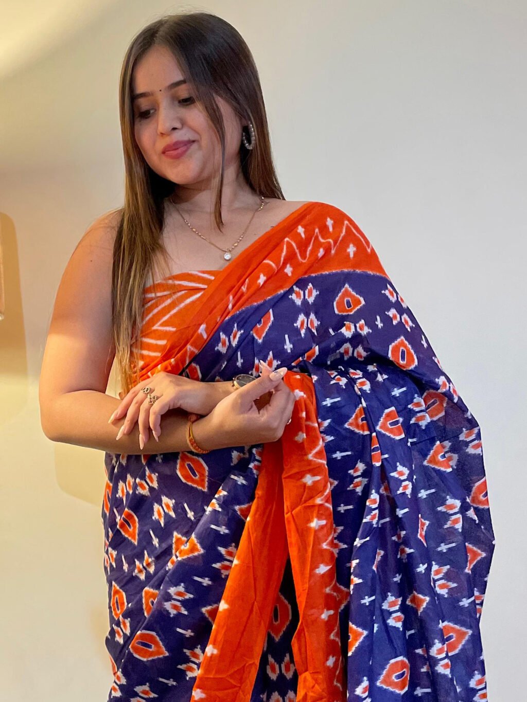 showcasing the beauty and craftsmanship of Festive Saree.