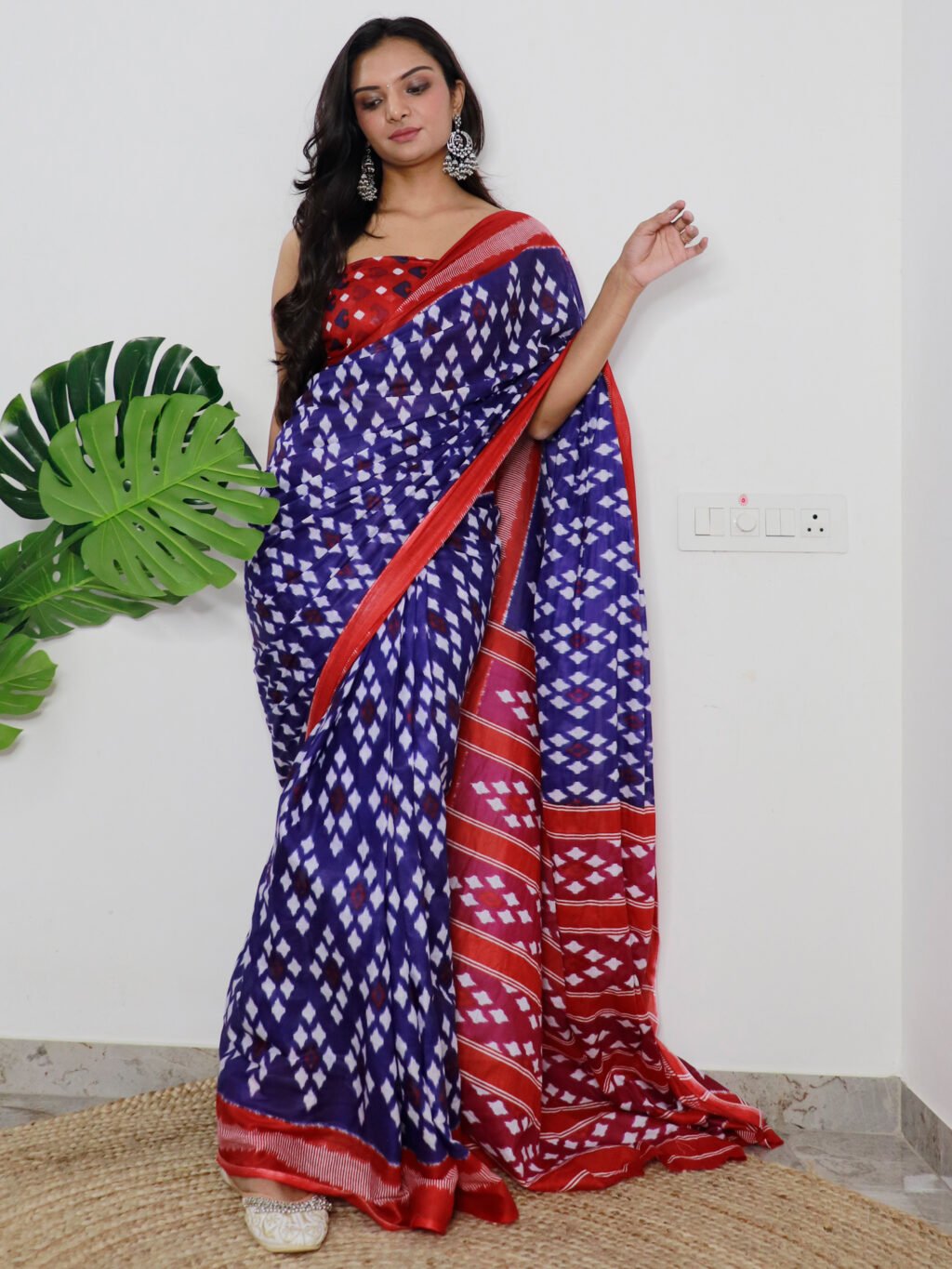 showcasing the beauty and craftsmanship of Party Wear Saree.