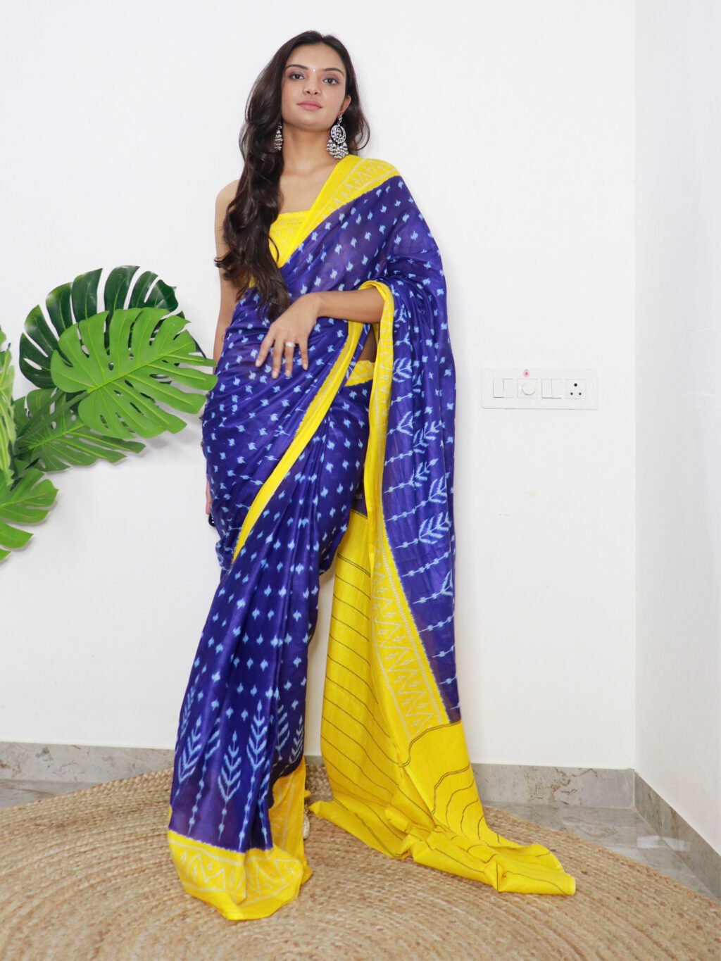 showcasing the beauty and craftsmanship of Silk Saree.