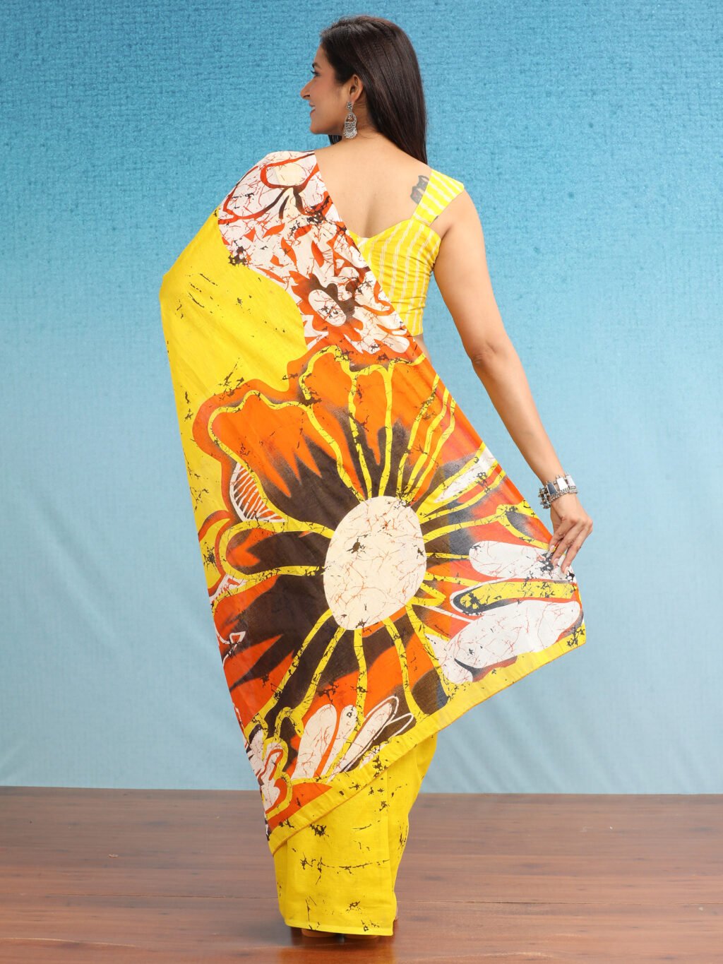 showcasing the beauty and craftsmanship of Festive Saree.