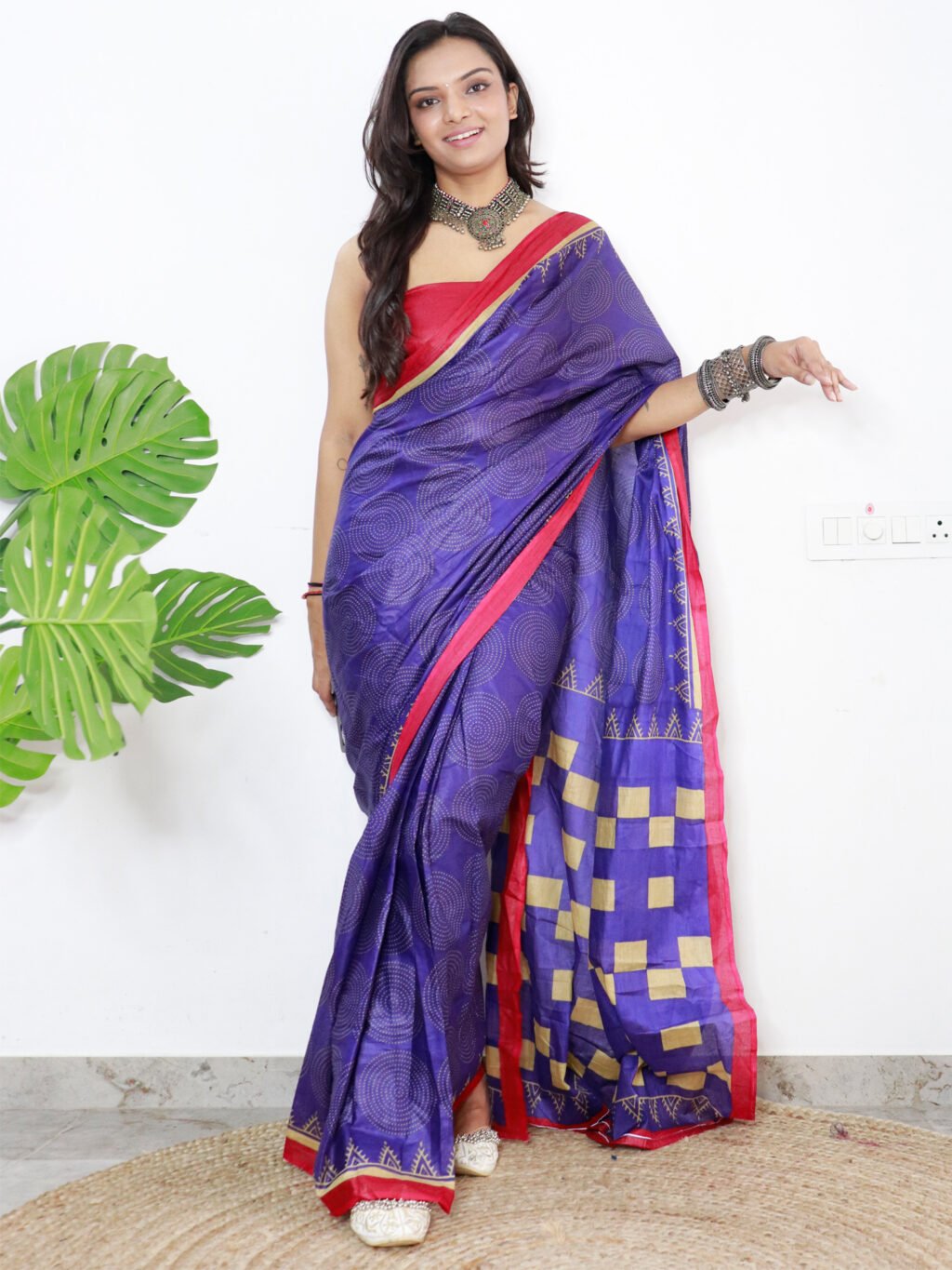 showcasing the beauty and craftsmanship of Party Wear Saree.