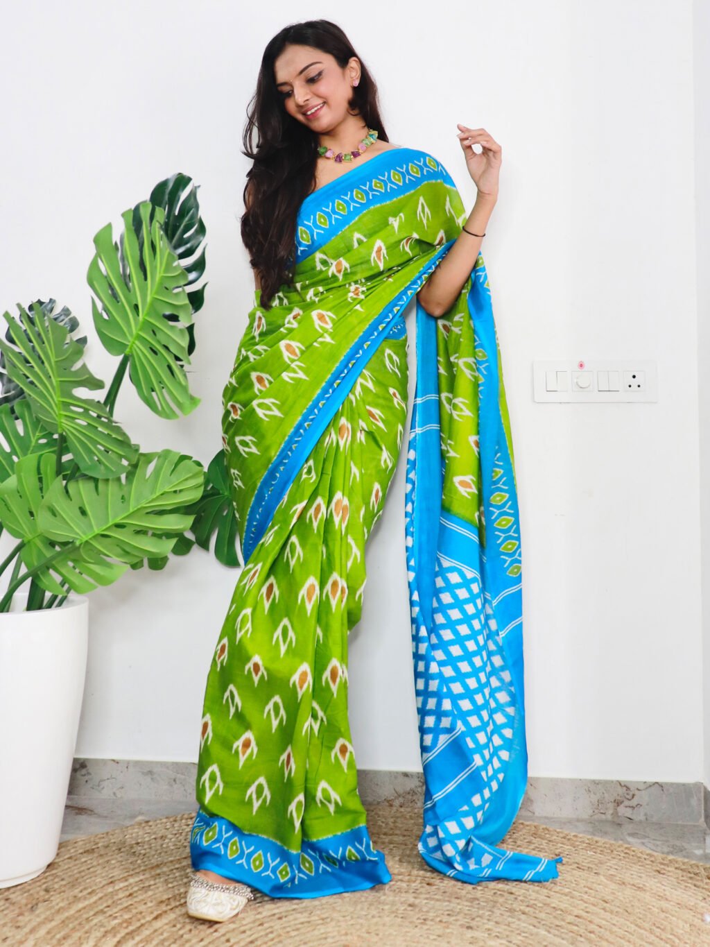 showcasing the beauty and craftsmanship of Designer Saree.