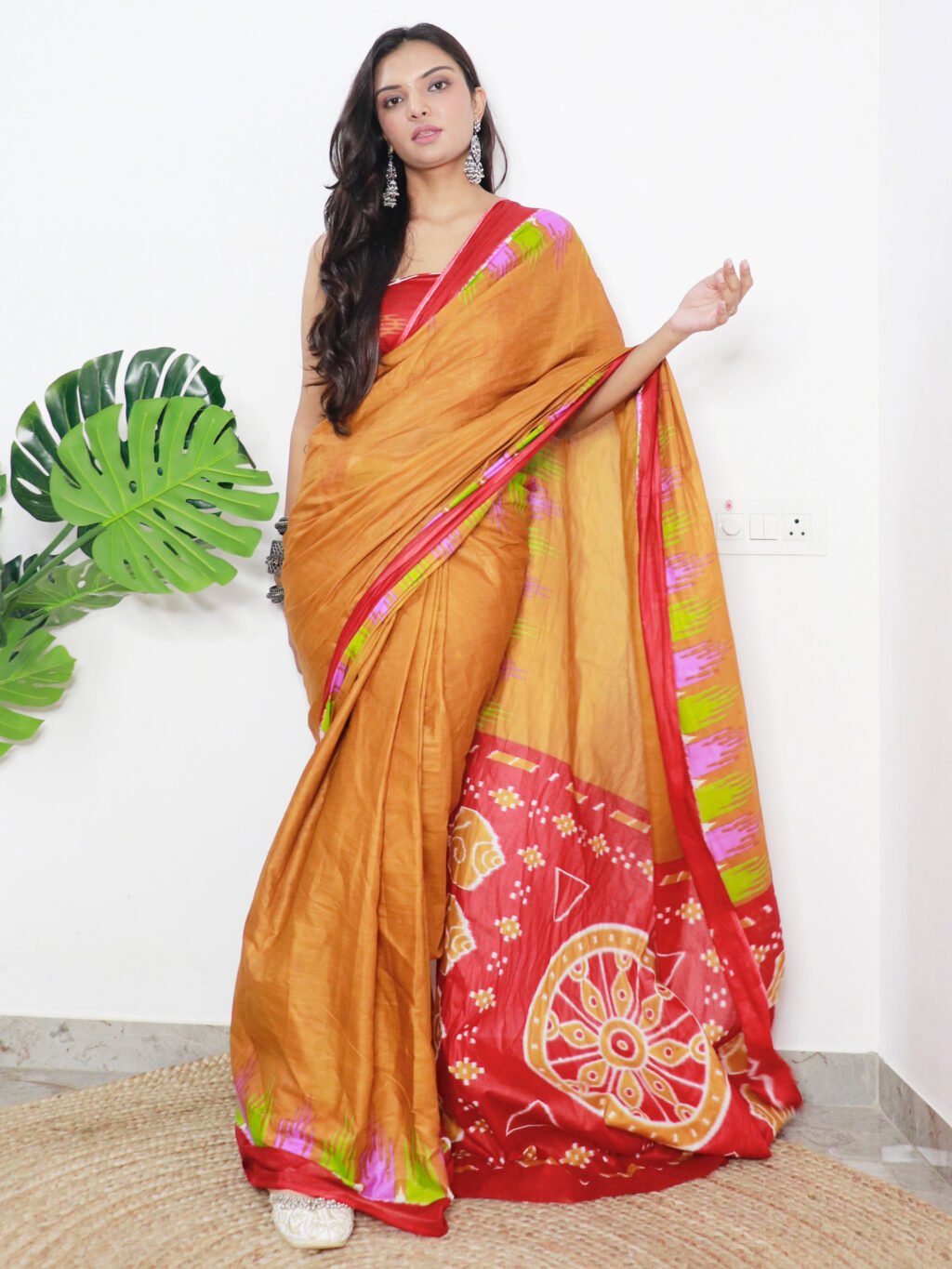 showcasing the beauty and craftsmanship of Traditional Saree.
