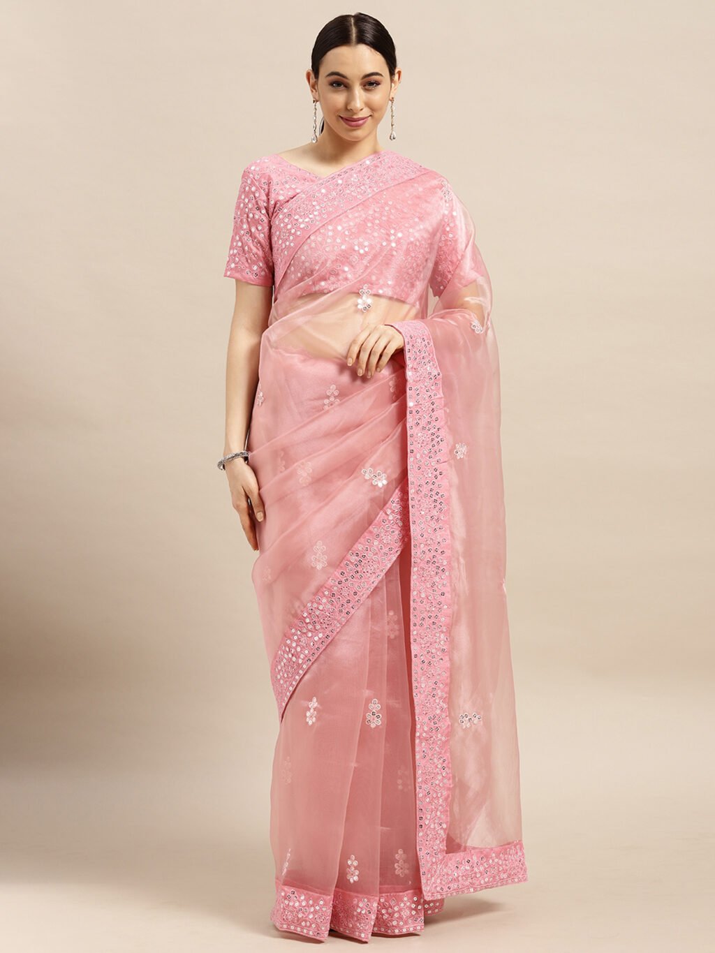Image of Pink Saree