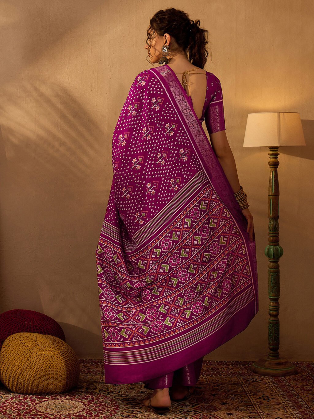 showcasing the beauty and craftsmanship of Party Wear Saree.