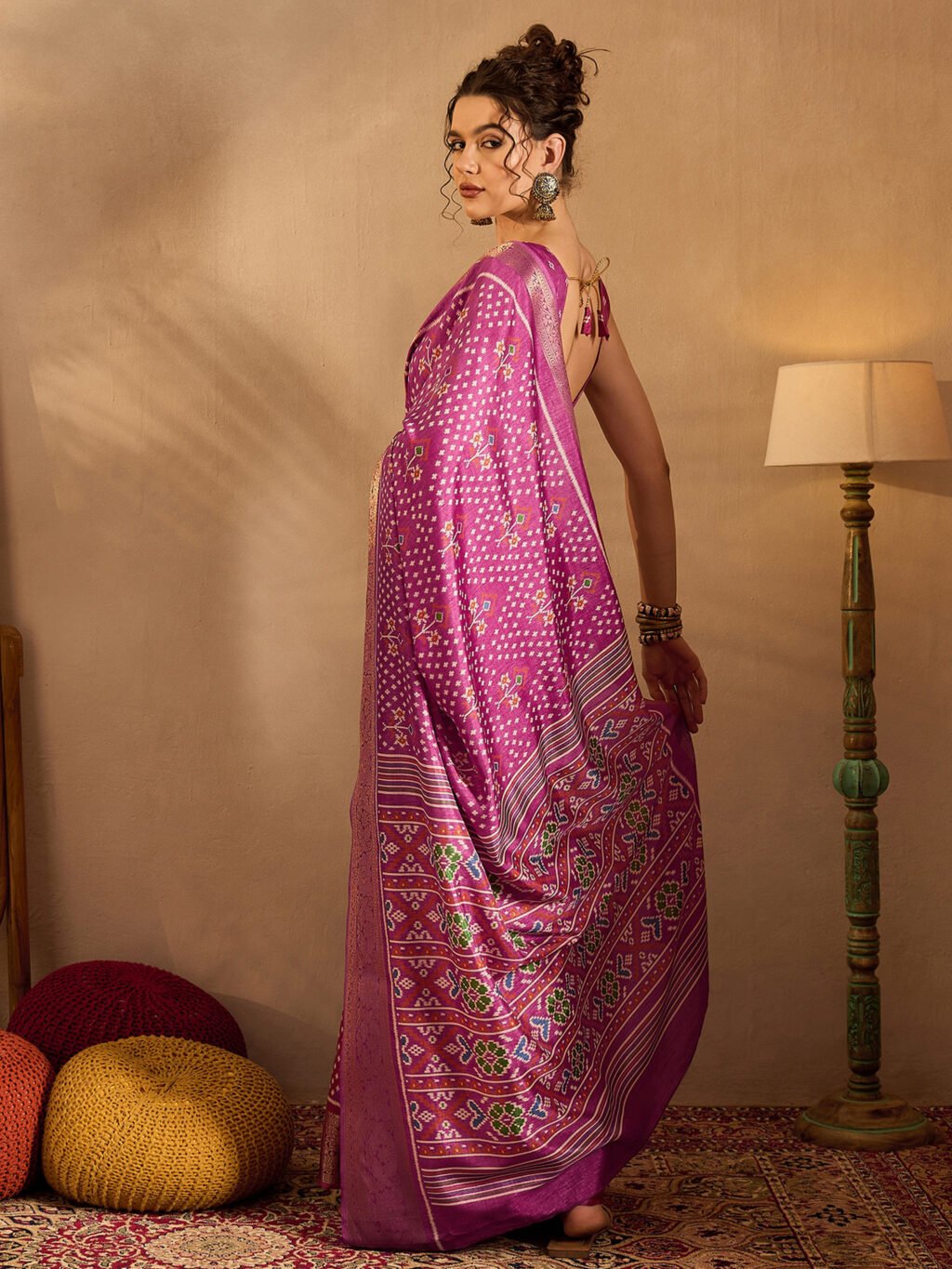 showcasing the beauty and craftsmanship of Party Wear Saree.