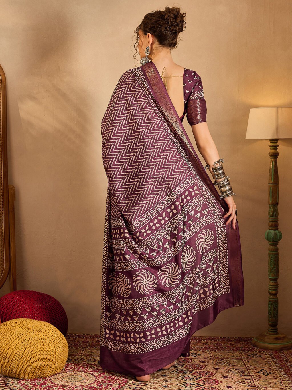 showcasing the beauty and craftsmanship of Party Wear Saree.