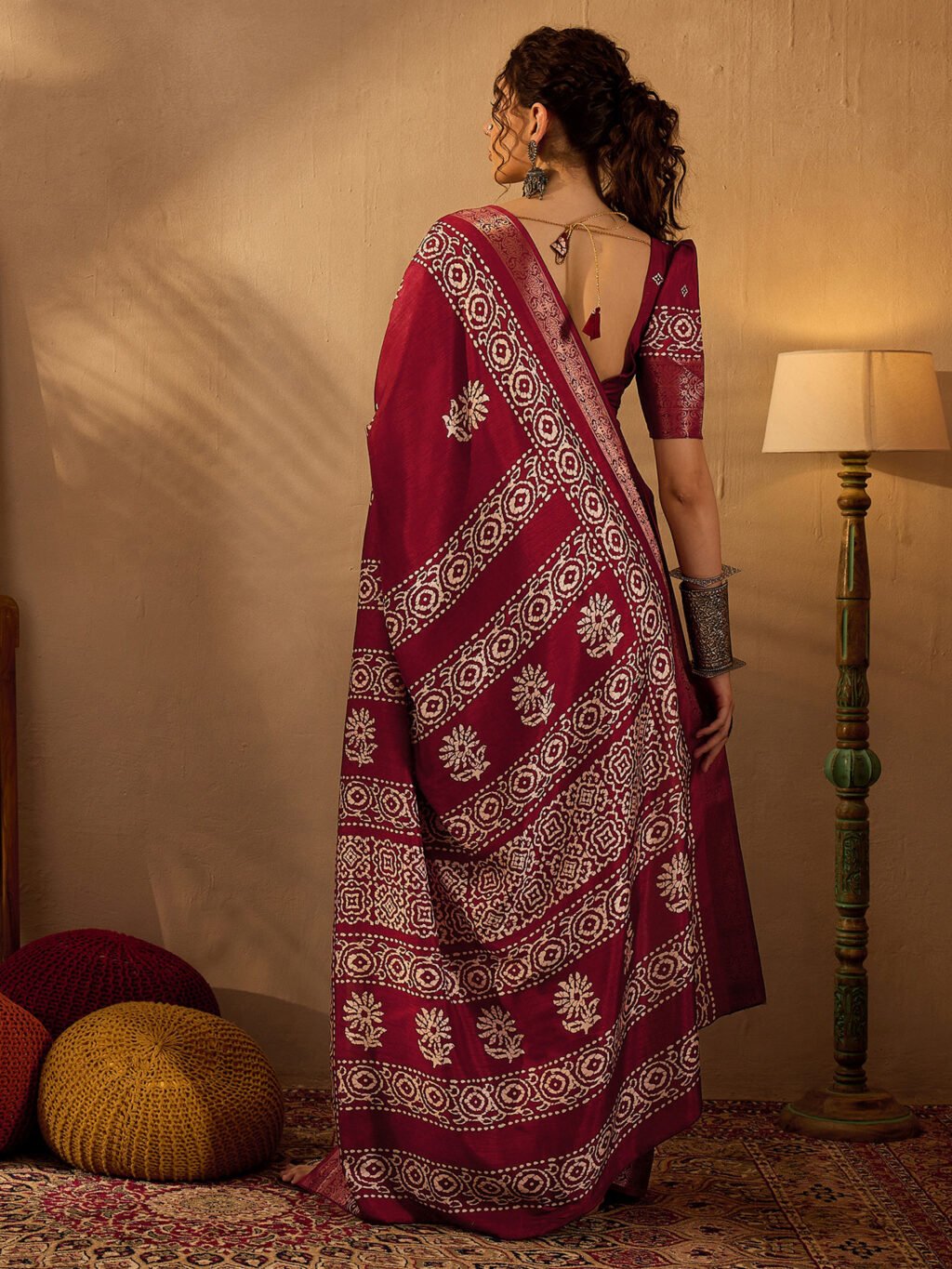 showcasing the beauty and craftsmanship of Party Wear Saree.