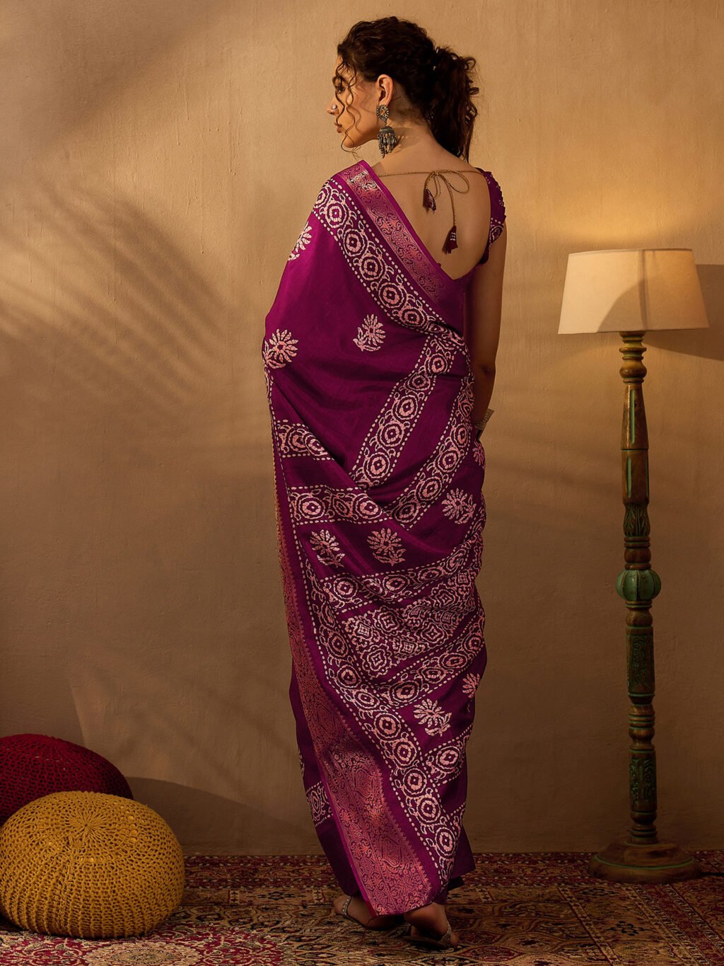 showcasing the beauty and craftsmanship of Traditional Saree.