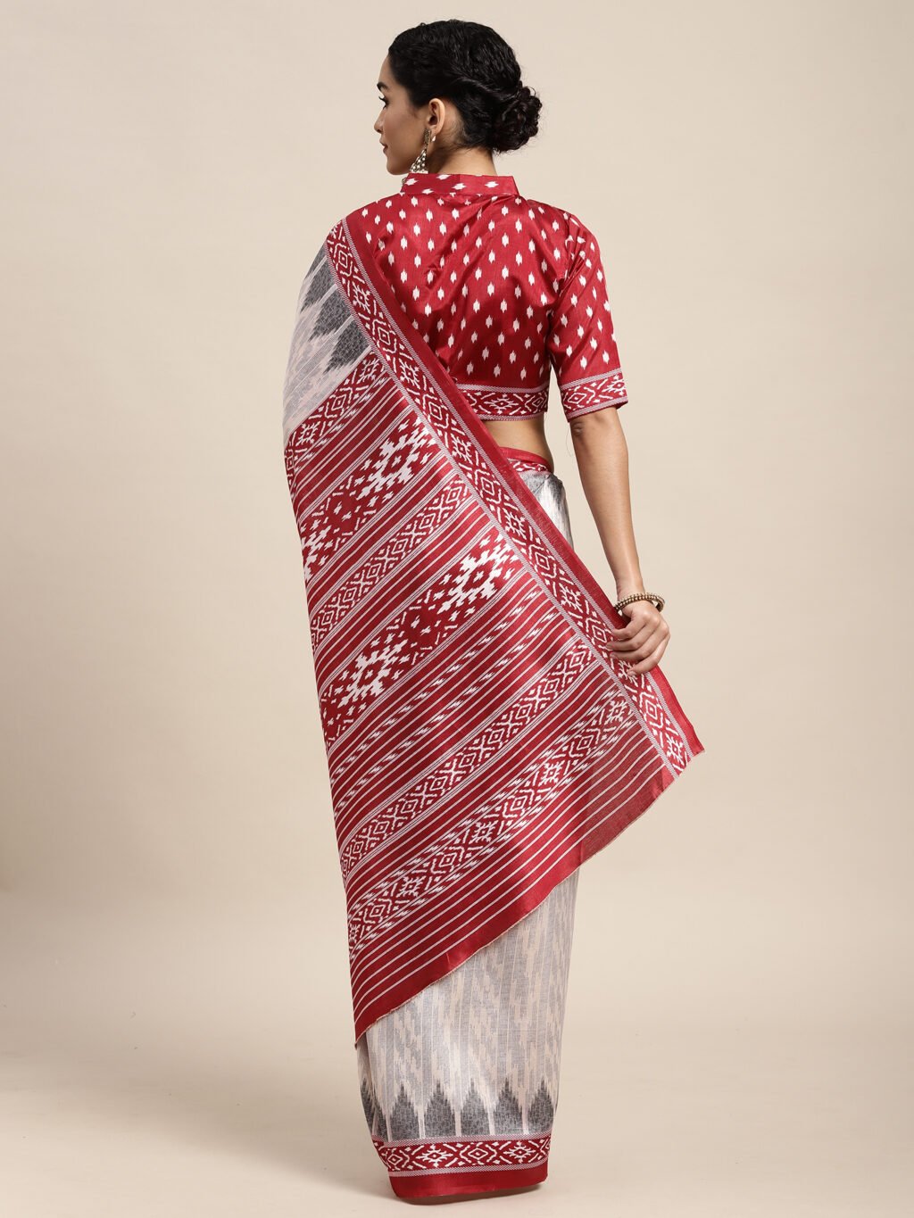 showcasing the beauty and craftsmanship of Designer Saree.