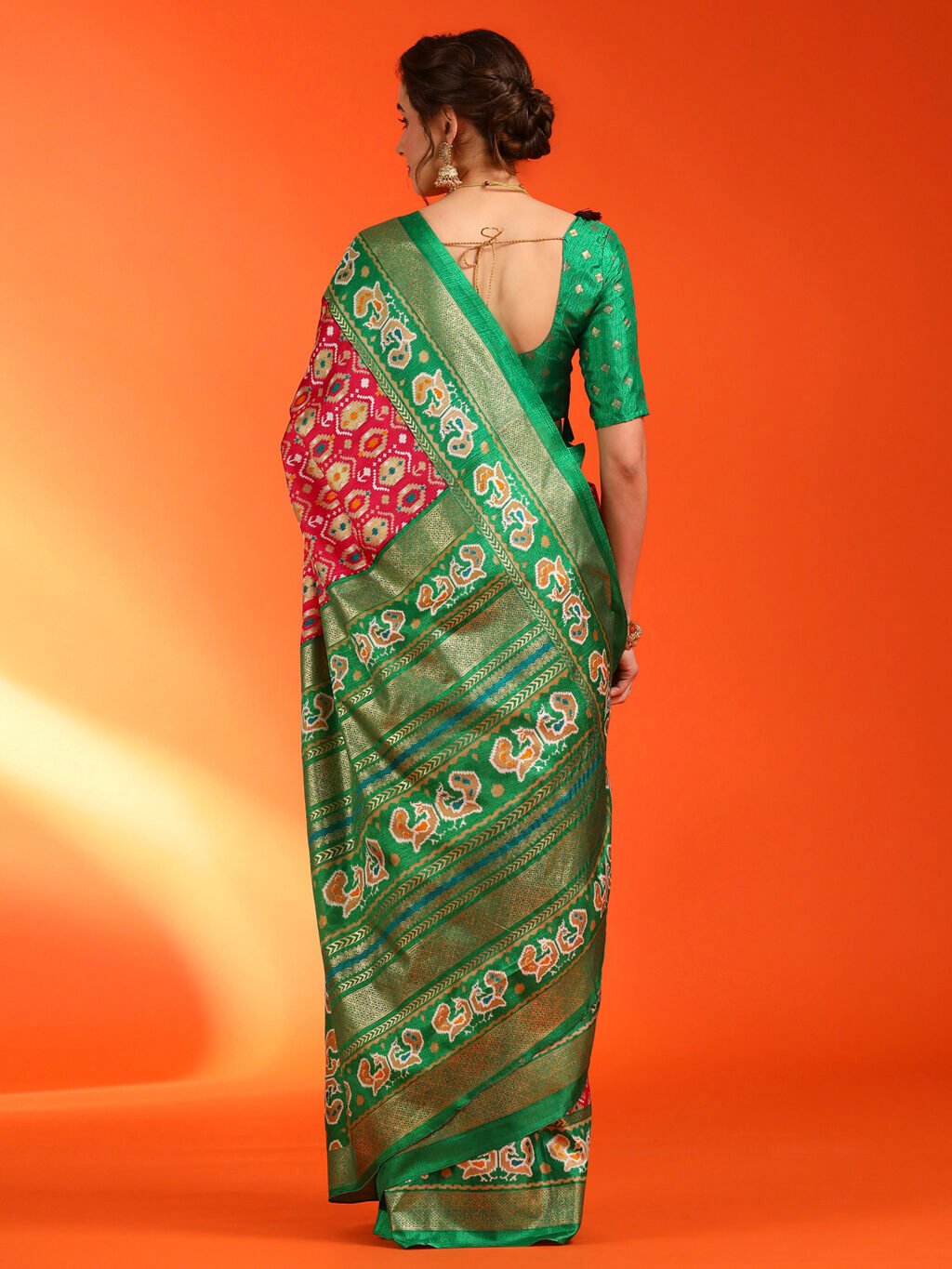 showcasing the beauty and craftsmanship of Designer Saree.