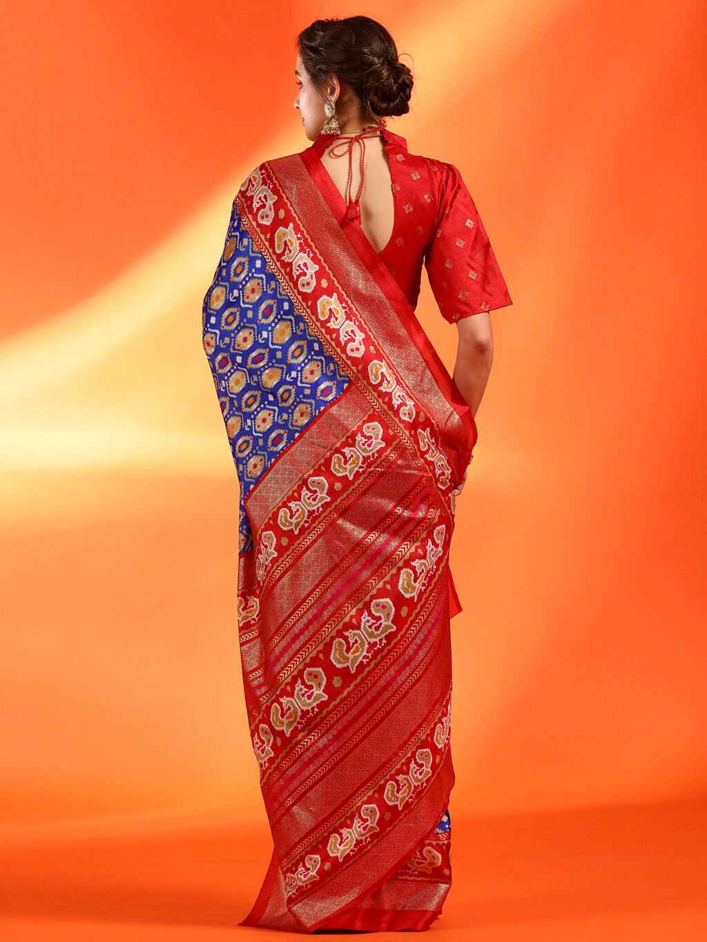 showcasing the beauty and craftsmanship of Festive Saree.