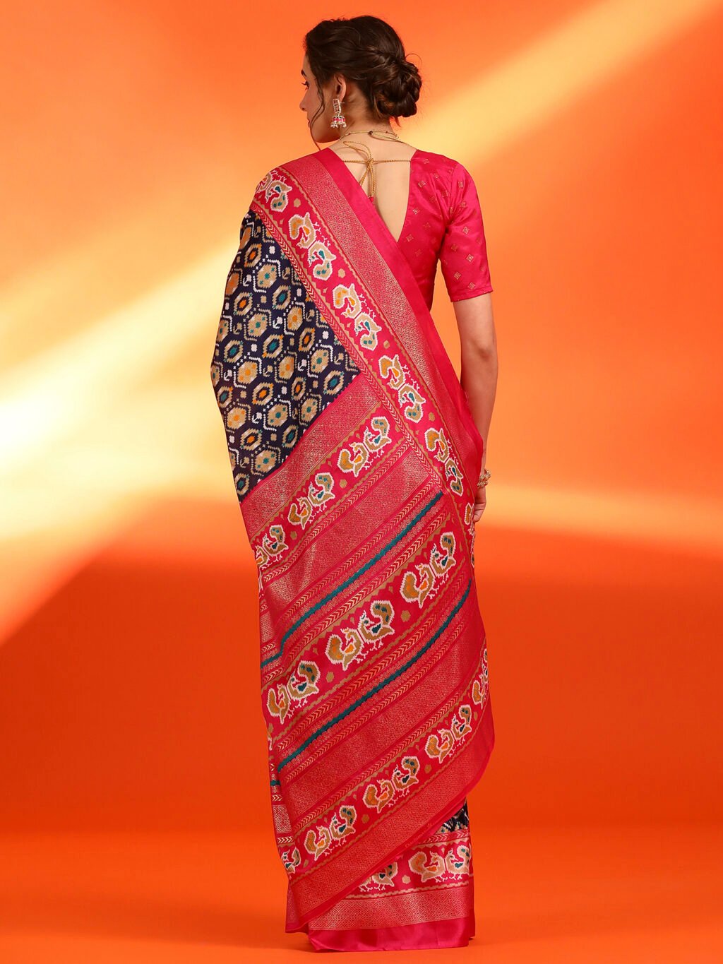showcasing the beauty and craftsmanship of Designer Saree.