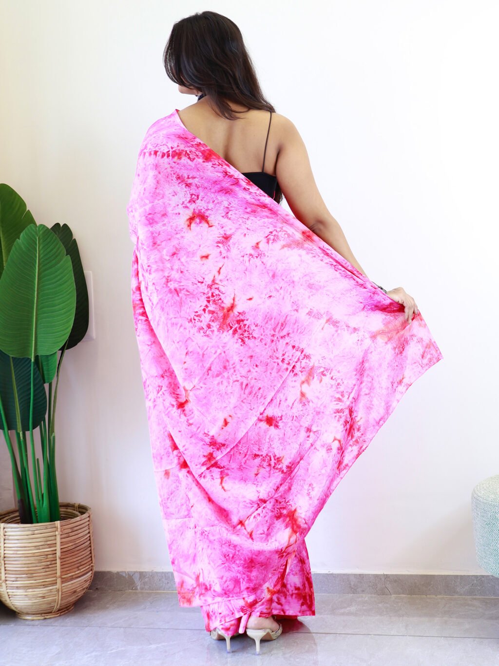 showcasing the beauty and craftsmanship of Silk Saree.
