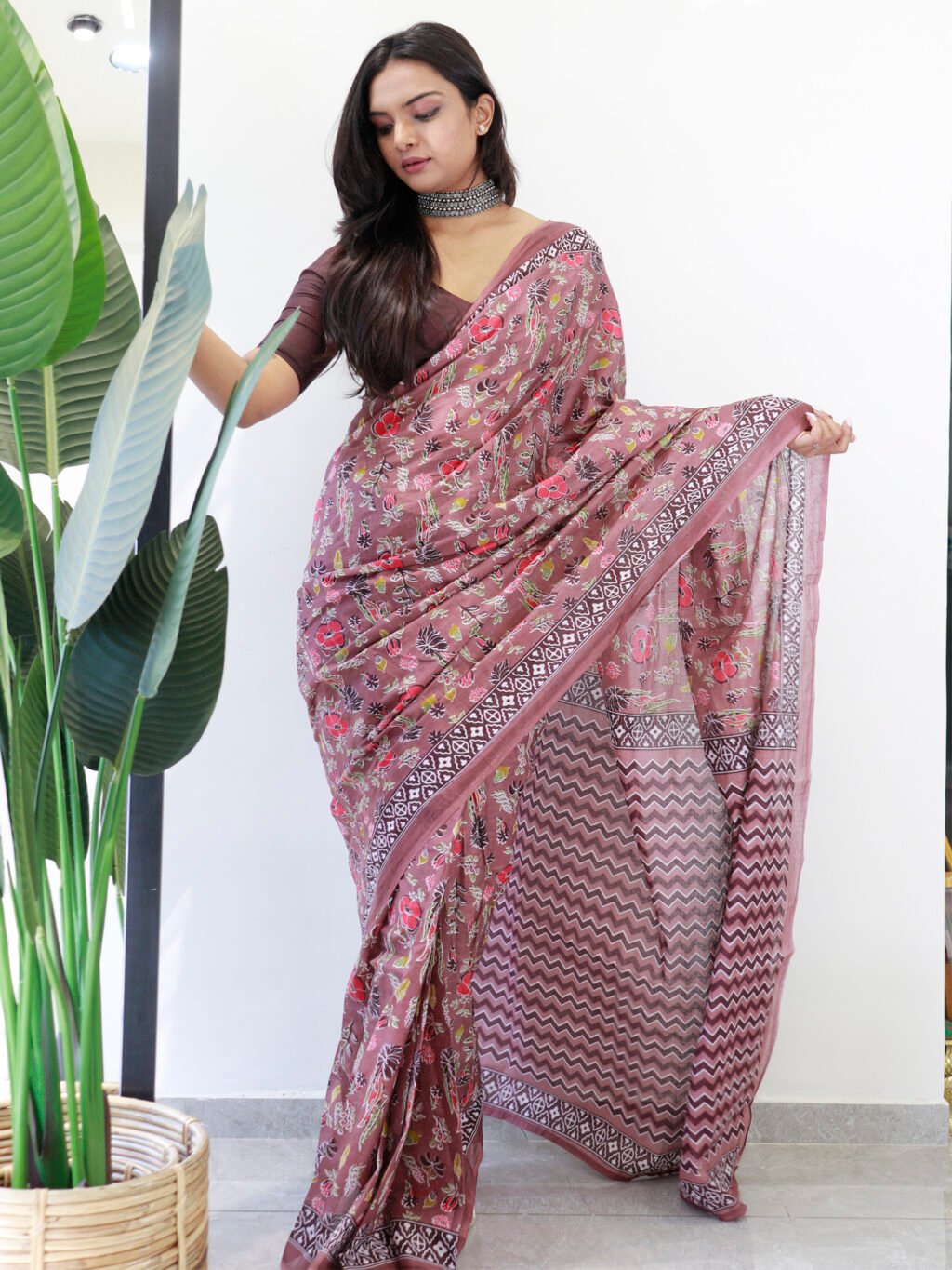 showcasing the beauty and craftsmanship of Silk Saree.