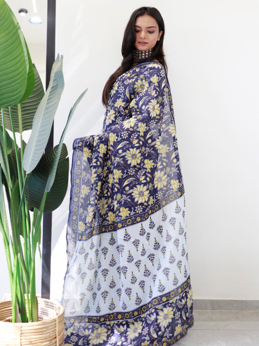 showcasing the beauty and craftsmanship of Designer Saree.
