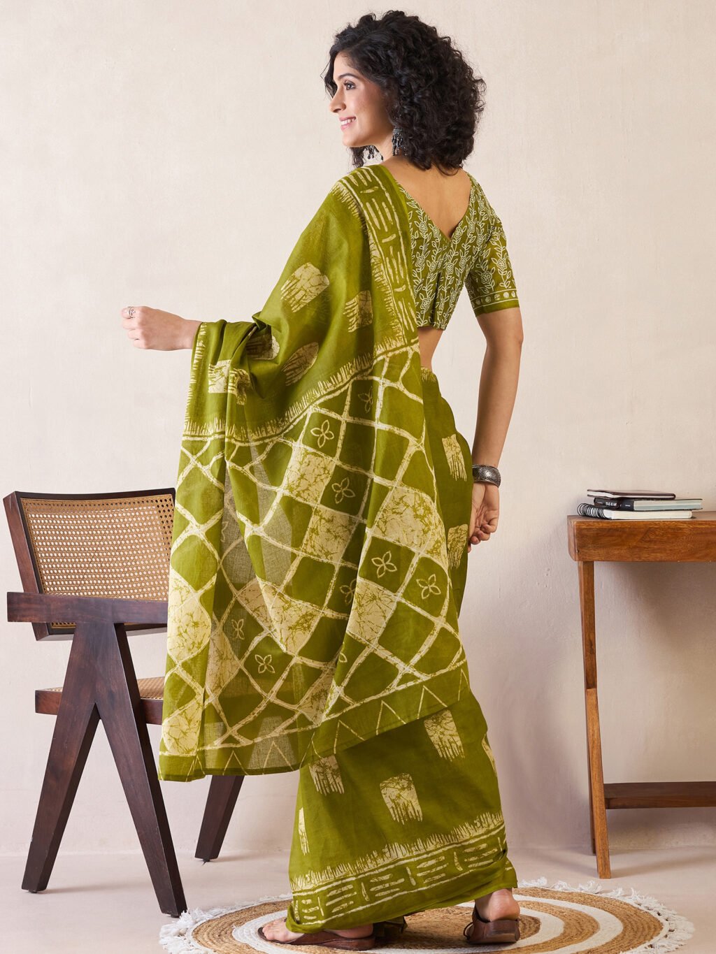 showcasing the beauty and craftsmanship of Festive Saree.