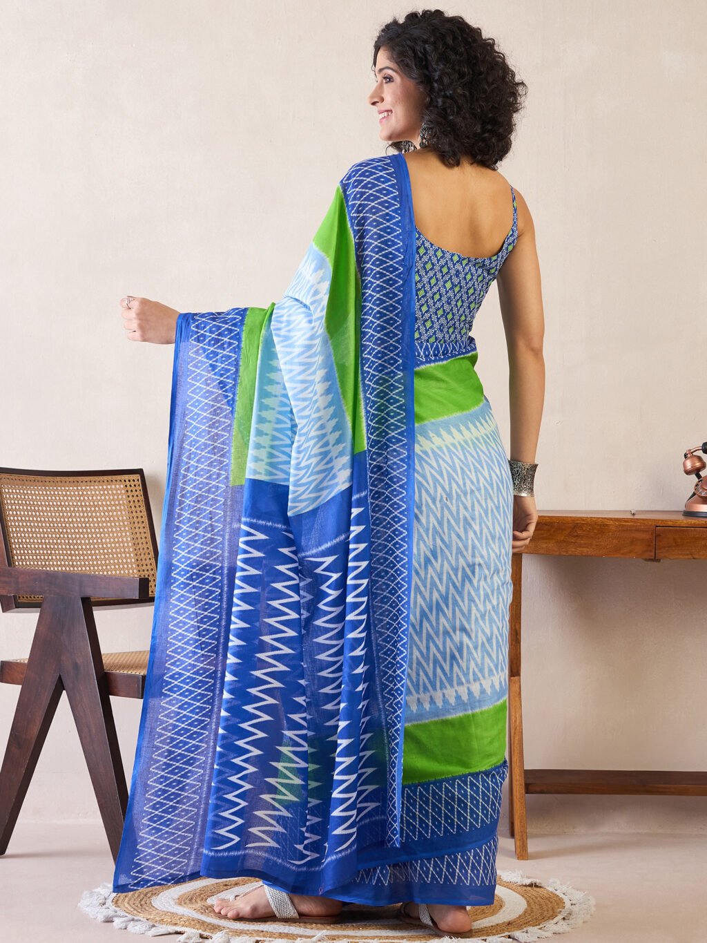showcasing the beauty and craftsmanship of Traditional Saree.