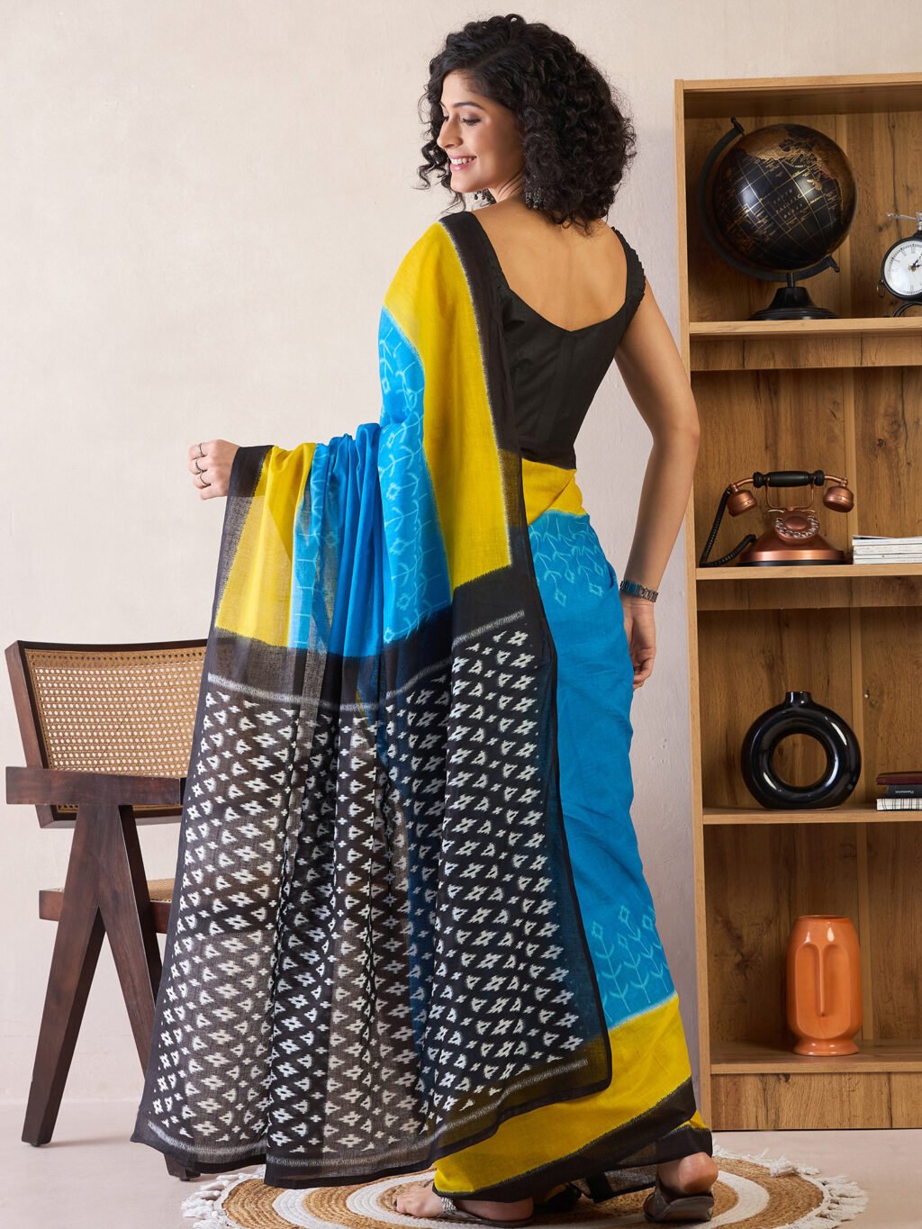 showcasing the beauty and craftsmanship of Party Wear Saree.