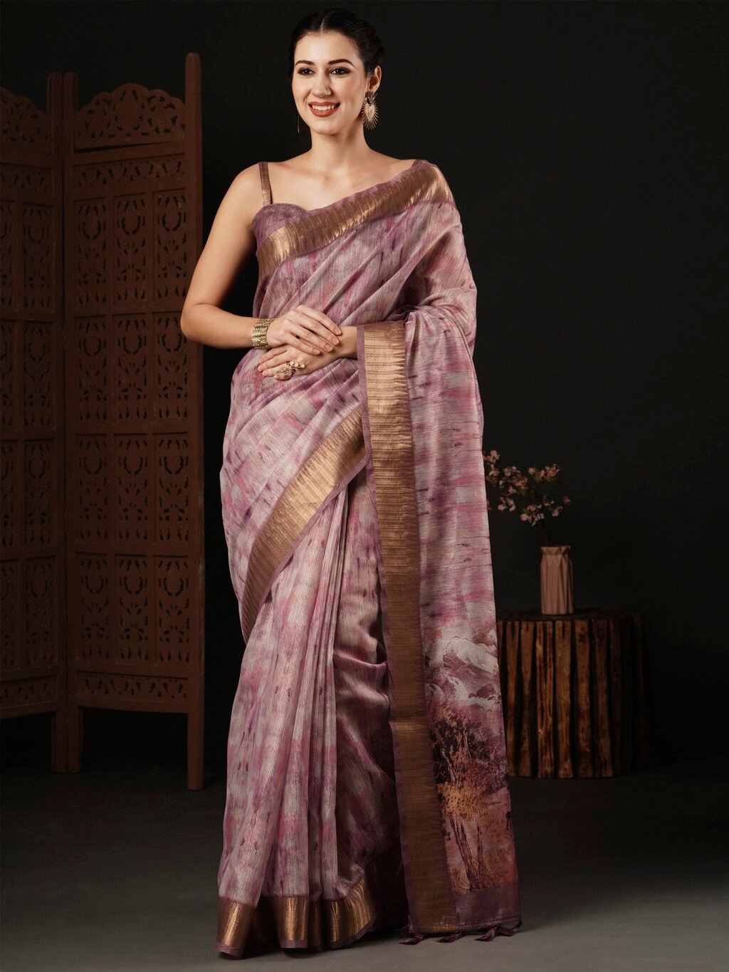 Image of Mauve Saree