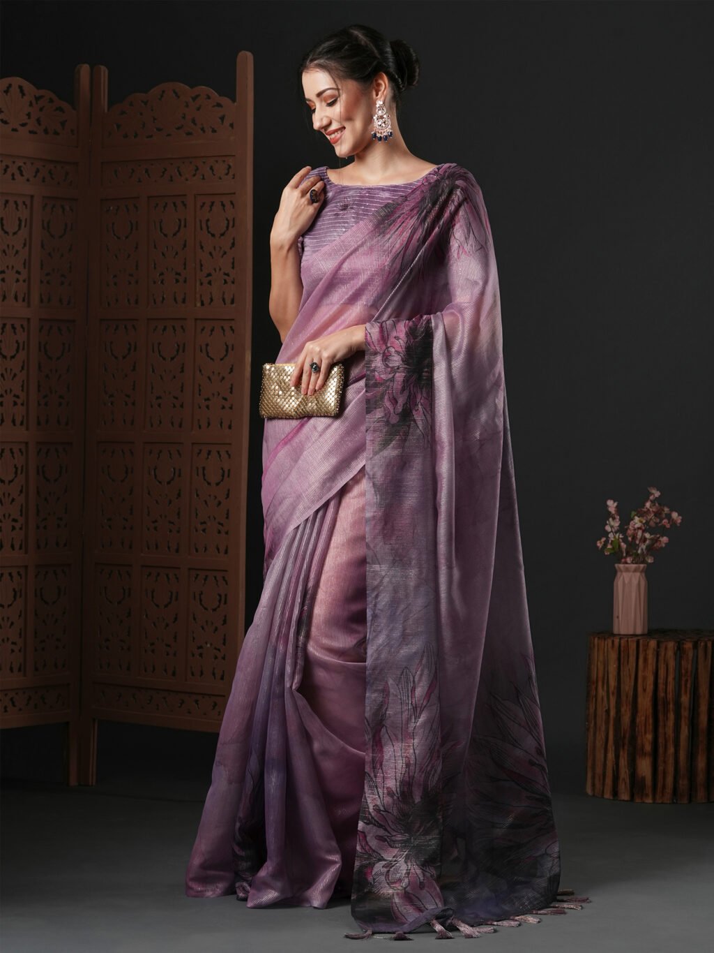 Image of Mauve Saree