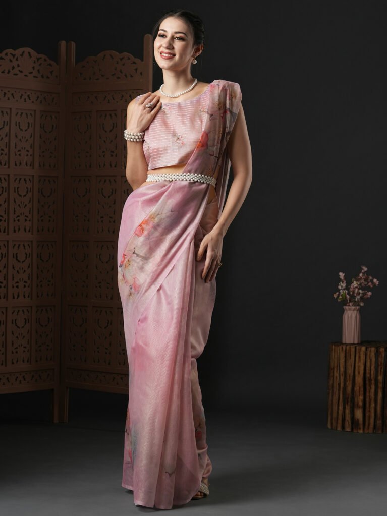 Image of Pink Saree