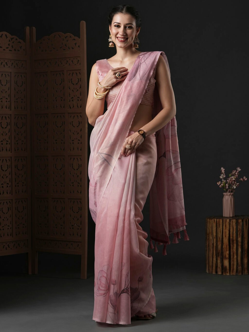 Image of Pink Saree